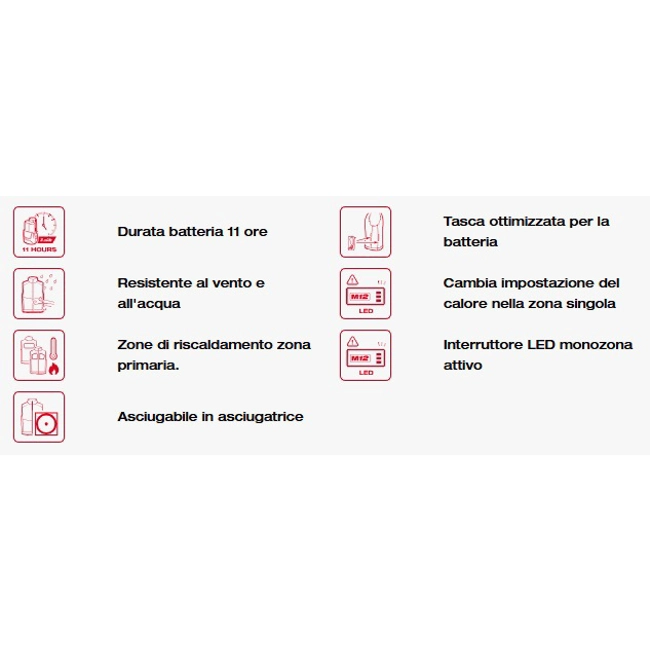 Vendita online Gilet termico M12™  Toughshell™ grigio